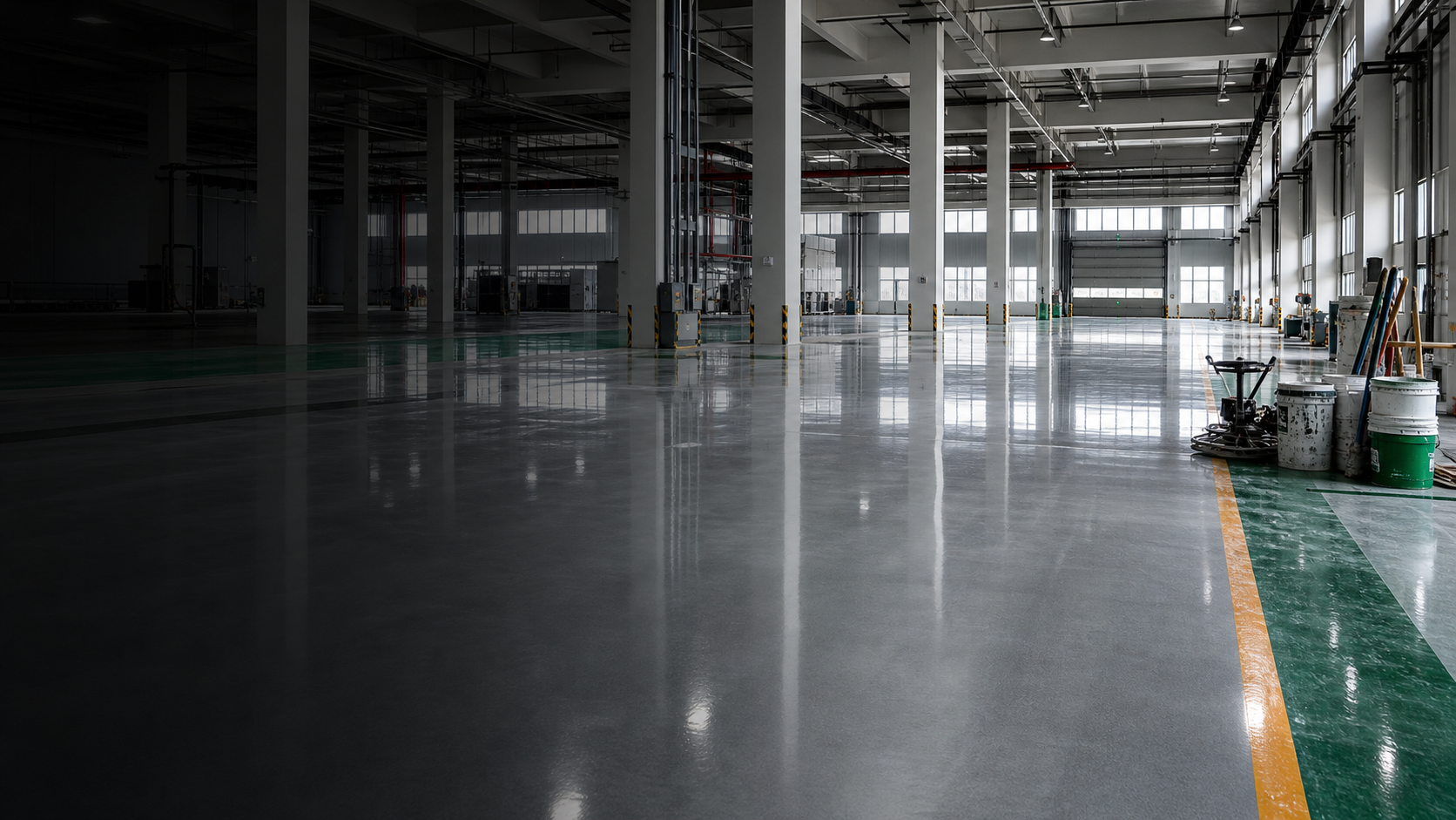 地坪工程材料与施工场景